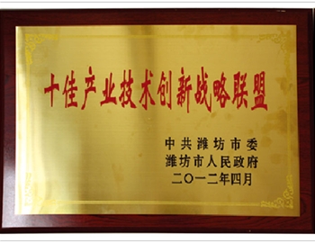 十佳產業技術創新戰略聯盟